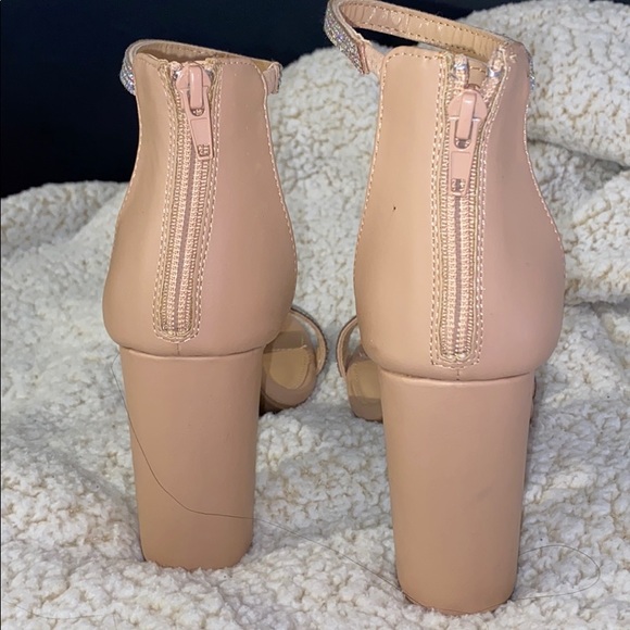 Blocked Rhinestone Heel - Picture 4 of 4